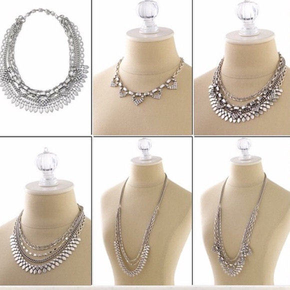 Stella and dot Sutton necklace vintage silver - Picture 2 of 3